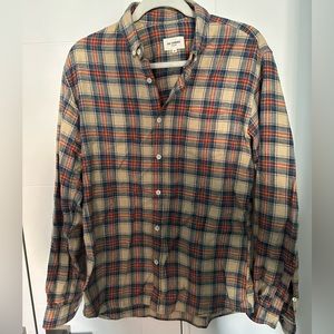Octobre Men’s Flannel Shirt, Size Medium